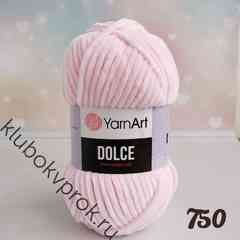 YARNART DOLCE 750, Нежно-розовый