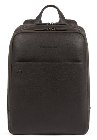 Рюкзак Piquadro Black Square, тёмно-коричневый, кожа натуральная (CA4770B3/TM)