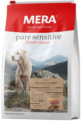 Mera Pure Sensitive fresh meat Adult Rind&Kartoffel High Protein