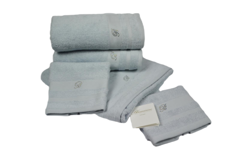 Набор полотенец 5шт Blumarine Lory 14 specchio голубой