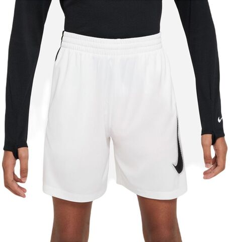 Детские теннисные шорты Nike Boys Dri-Fit Multi+ Graphic Training Shorts - white/black/black