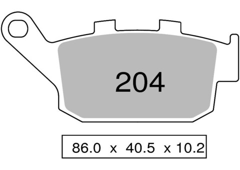 Колодки дискового тормоза Trofeo Sintered 204  (LMP214, FDB531)