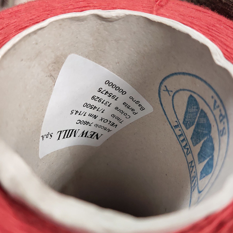 Смесовка с кашемиром (10%) NEW MILL VELOX 1/14.5 красно-оранжевый