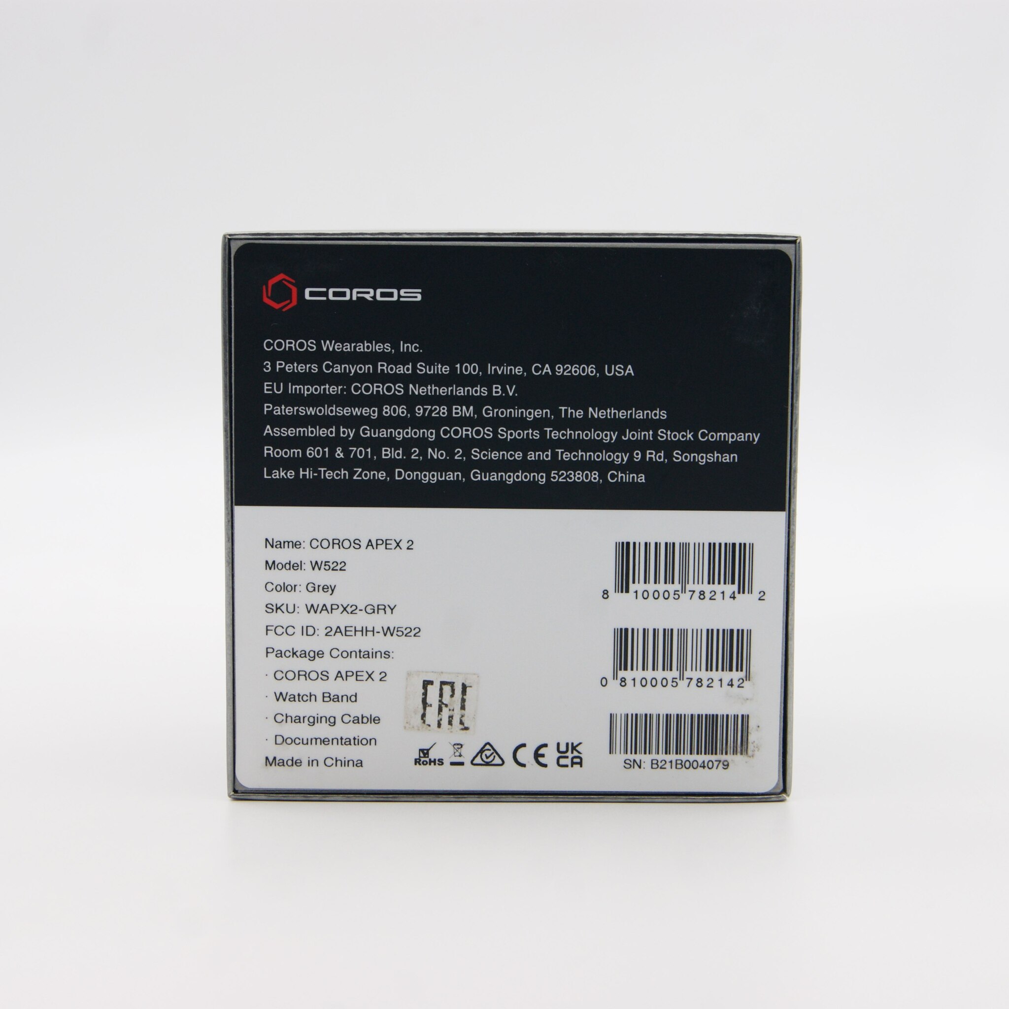 Coros Apex 2 Grey (витрина)