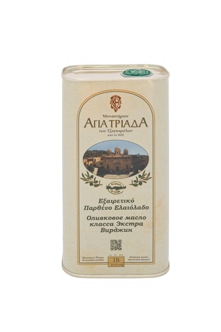 Оливковое масло греческое Agia Triada в жести 1 л с острова Крит