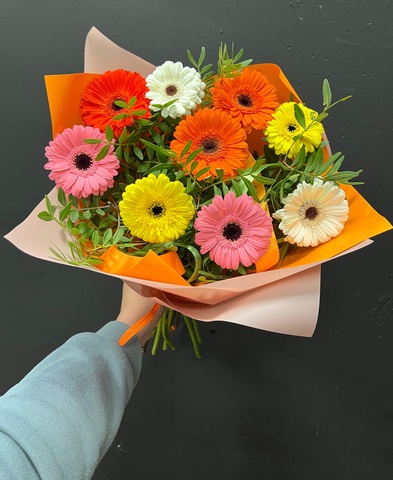 Букет мини Герберы