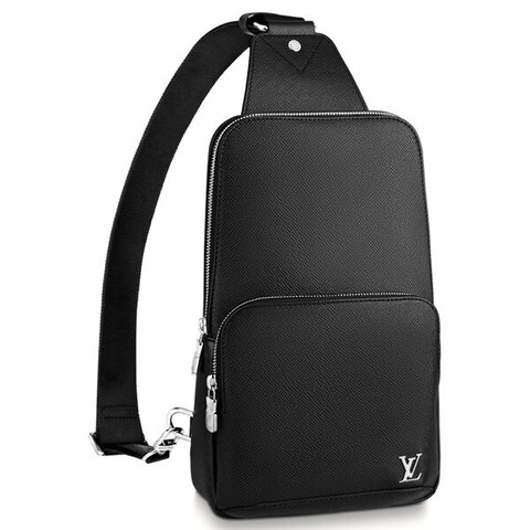 Сумка-слинг Louis Vuitton Avenue LV кожа Taiga Black