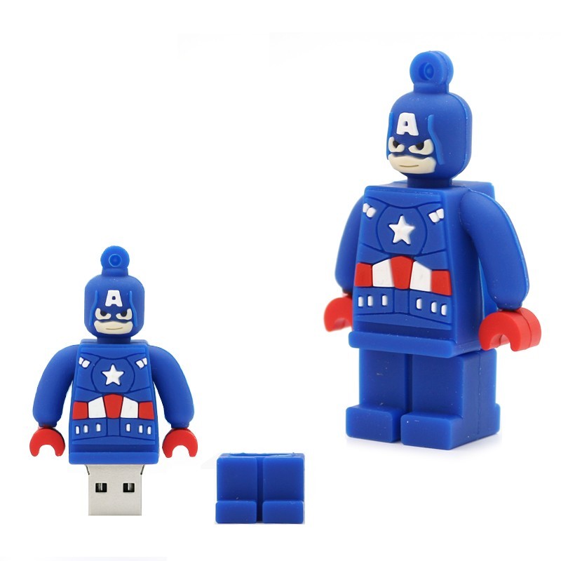 Minifigure Superhero USB 2.0 Flash Memory Drive 16 GB