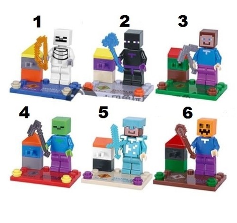 Minifigures Minecraft Blocks Building