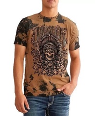 Футболка Affliction VAPOR COIL BROWN