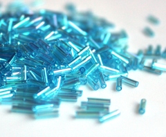 Стеклярус 6мм Миюки, 0260 Pale Aqua AB