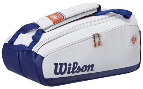 Сумка теннисная Wilson Roland Garros Premium 9Pk - oyster/navy