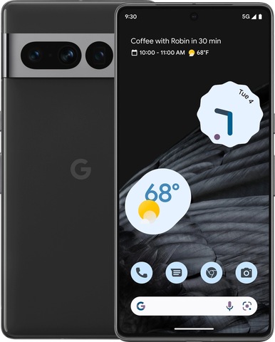 Смартфон Google Pixel 7 Pro 12/256 ГБ Obsidian, черный (USA, Global)