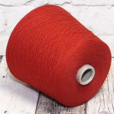 Смесовка с кашемиром (10%) NEW MILL VELOX 1/14.5 красно-оранжевый