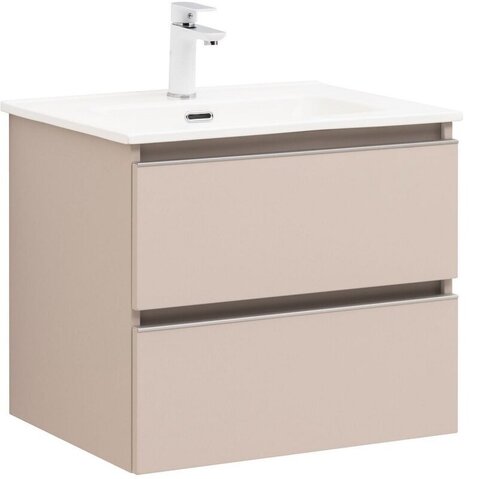 Aquanet 337941 Тумба Вега 2.0 60 2 ящ. цв.бежевый (337941)