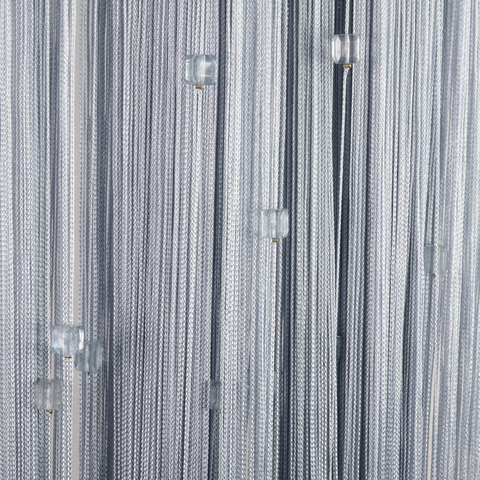 Нитяные шторы — применение в интерьере
