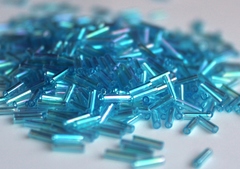 Стеклярус 6мм Миюки, 0260 Pale Aqua AB