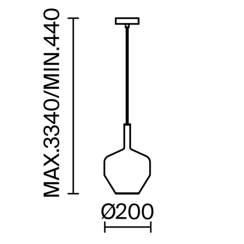 Подвесной светильник Maytoni Duality MOD271PL-01B6