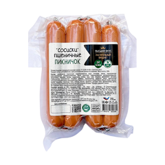 Сосиски пшеничные Пикничок Высший Вкус, 200 г