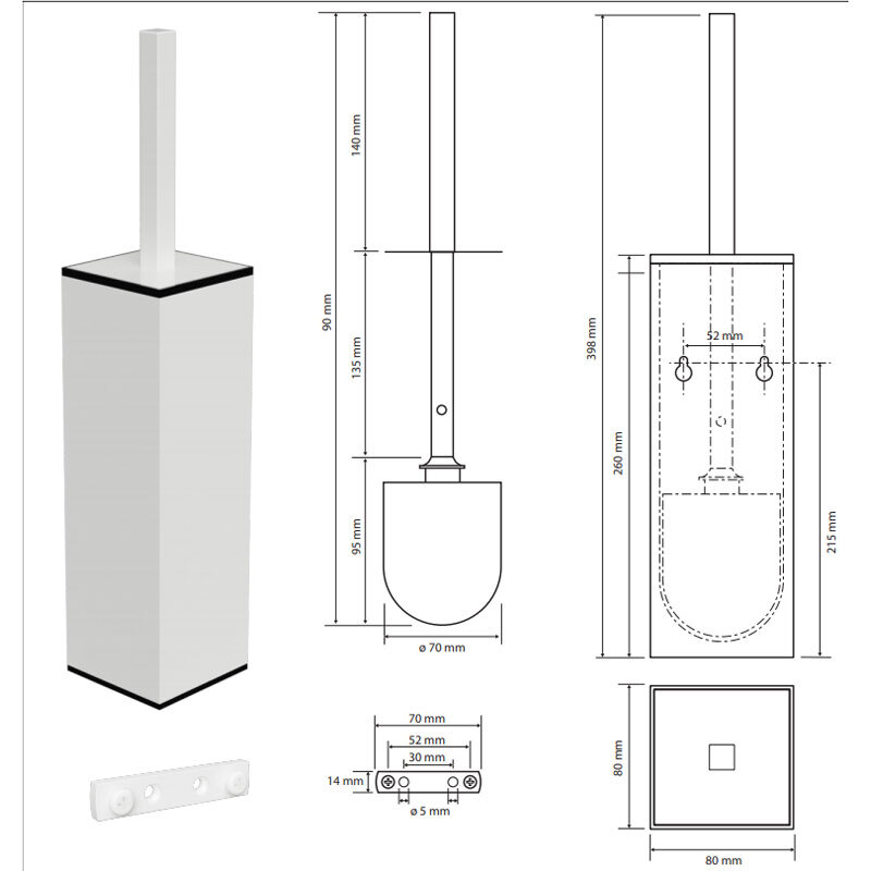ёршик Bemeta WHITE