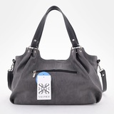 Сумка Саломея 304 македония серый + черный