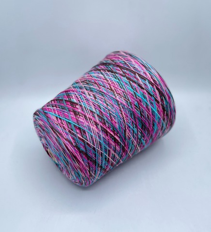 Бобинная пряжа (пр.Италия),Calinza, 420/100гр, 75% Шерсть, 25% Полиамид, цвет-Мультиколор(103). арт.36756