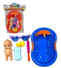 Пупсик в Ванной + Очки, уточка, аксс. размер 23см*15см*5см