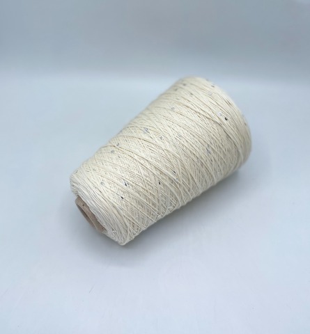 Tollegno, Sublime paillettes, 420м/100гр. 97% Меринос,3% Полиэстер(пайетка) , цвет-Сливочный(900), 37049