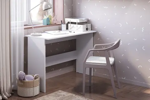 Стол письменный Берг белый