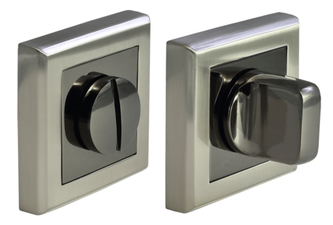 Завертка сантехническая MORELLI MH-WC-S SN/BN Цвет - Белый никель/черный никель