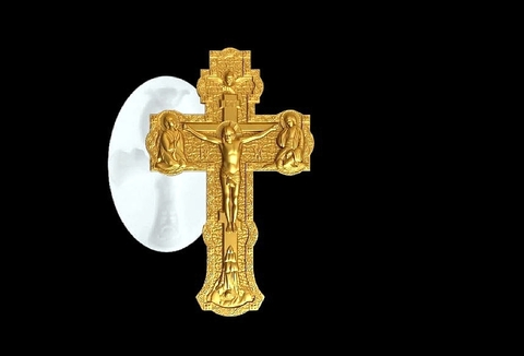 Силиконовый молд Крестик - 1