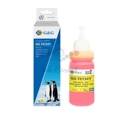 Чернила G&G GG-T6734Y желтый 100мл для Epson L800, L805, L810, L850