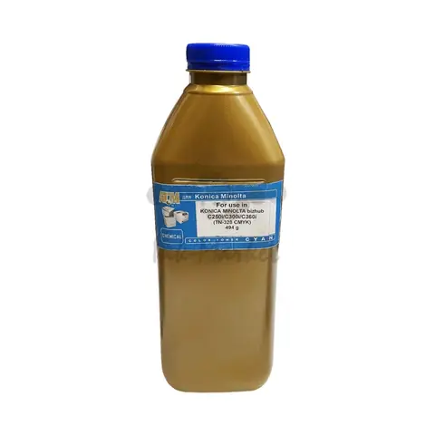 Тонер голубой для KONICA MINOLTA bizhub C250i, C300i, C360i (TN-328K) - 494 гр, Chemical Gold ATM
