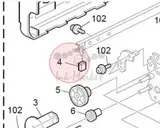 B0654247 Тормозящий блок Ricoh оригинал