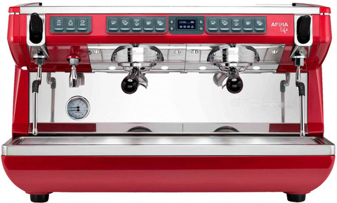 Рожковая кофемашина Nuova Simonelli Appia Life XT 2Gr V 220V red+high groups+easy cream (169907)