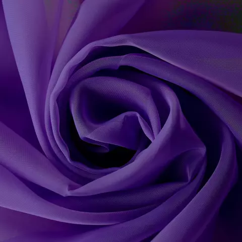 Ткань вуаль однотонная для штор -фиолетовая. Ш - 300 см. Арт. -ETR 555