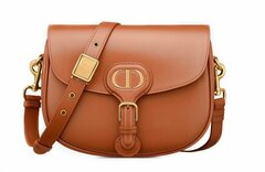 Сумка Dior Bobby, модель среднего формата коричневый