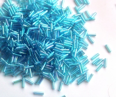 Стеклярус 6мм Миюки, 0260 Pale Aqua AB