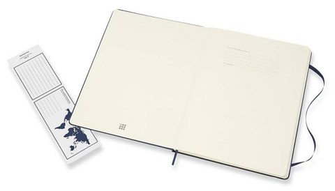 Блокнот Moleskine Classic XLarge, цвет синий, без разлиновки