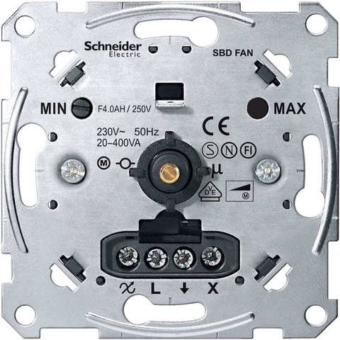 Механизм регулятора частоты вращения 20-400 Вт. Merten D-Life System Design. MTN5143-0000