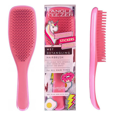 Расческа с наклейками Tangle Teezer The Wet Detangler Coral Pick ‘n’ Stick