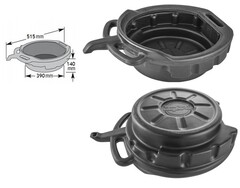 Ombra A90050 Поддон для слива масла 8 л., 515х390х140 мм 55641