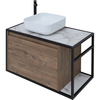 Aquanet 261660 Тумба Nova Lite LOFT 90 L цв. дуб рустикальный (261660)