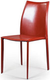 Стул Rolf, кожа ретро-красный