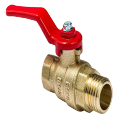 Кран шаровой 1 ВР/НР DN25 PN40 (Ручка - Рычаг)