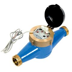 Счетчик воды до 40 градусов ВКМ-15 с герконовым датчиком, муфтовый, мокроход.с импульсный выход, Декаст (ПК Прибор)