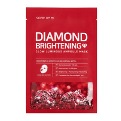 Some By Mi Маска для лица тканевая - Diamond brightening glow luminous ampoule, 25г, шт