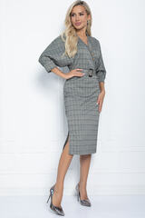 Платье Фокси (черно-бежевое) П11249 LT Collection