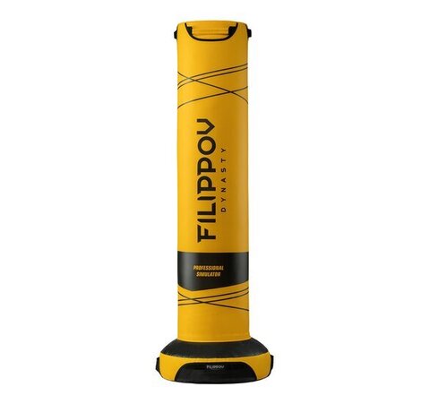 Напольный боксерский мешок FILIPPOV Ø35 170см/35см/78кг, желтый