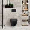 BelBagno BB062CHR-MB/BB062SC-MB Унитаз подвесной безободковый BelBagno COLORATO, черный BB062CHR-MB/BB062SC-MB
